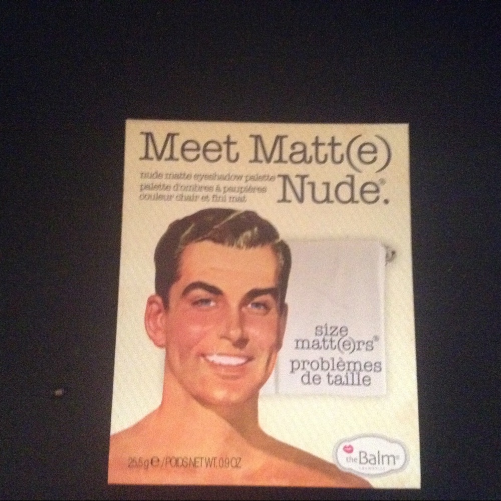 The Balm Meet Matte Nude eyeshadow pallette